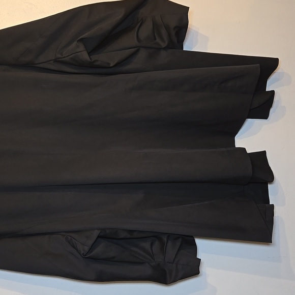 Eloquii Essential Tencel Oversize Lined Shawl Collar Crop Sleeve Open Blazer - Picture 8 of 13